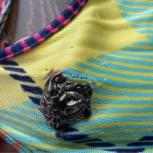 Versace Colorful Plaid coverup dress - Picture 4 of 5